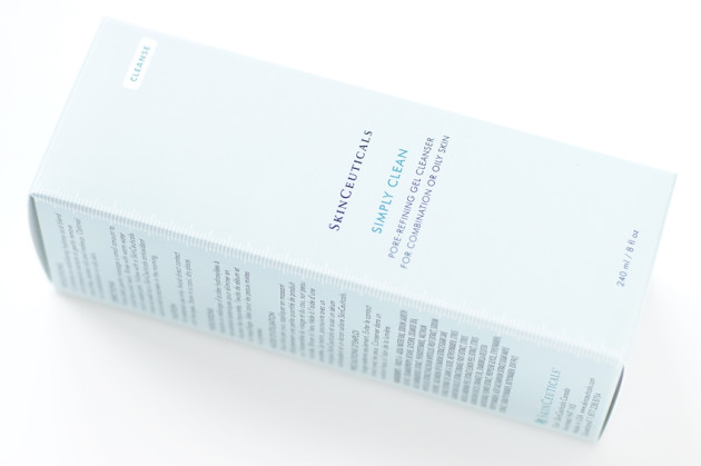 SkinCeuticals Simply Clean Cleanser combination gel skin review