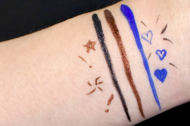 Annabelle Waterproof Liquid Eyeliner swatches bronze