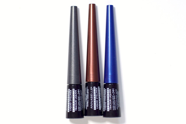 Annabelle waterproof liquid eyeliner review photos swatches