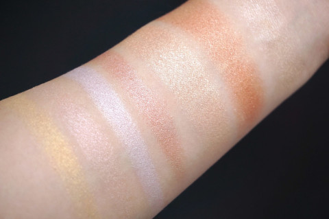 TheNotice NYX Strobe Of Genius Illuminating Palette Review Swatches 