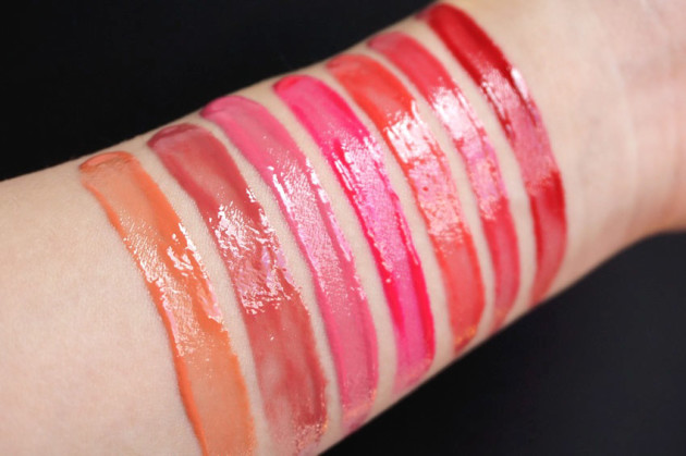 Marcelle Colour rush lipgloss review swatches