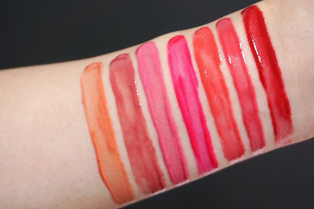 Marcelle Lux Colour Rush Lip Lacquer swatches, review