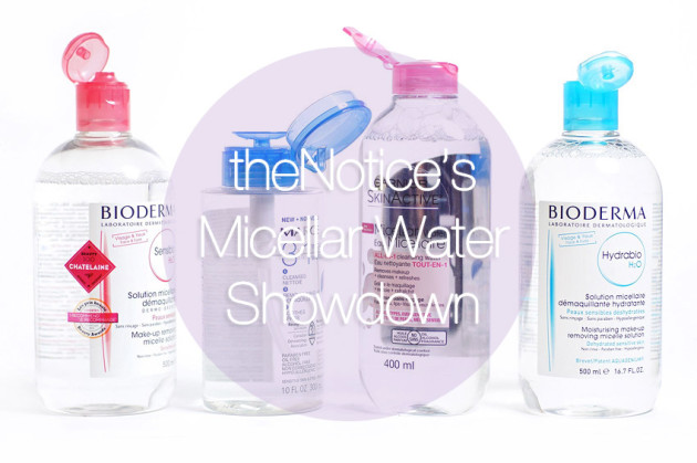 Micellar water review comparison bioderma garnier marcelle bubble