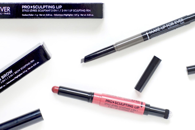 Make Up For Ever pro sculpting review photos brow lip