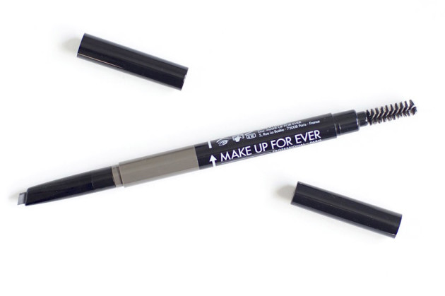 Make up for ever brown black swatch review pro sculpting brow