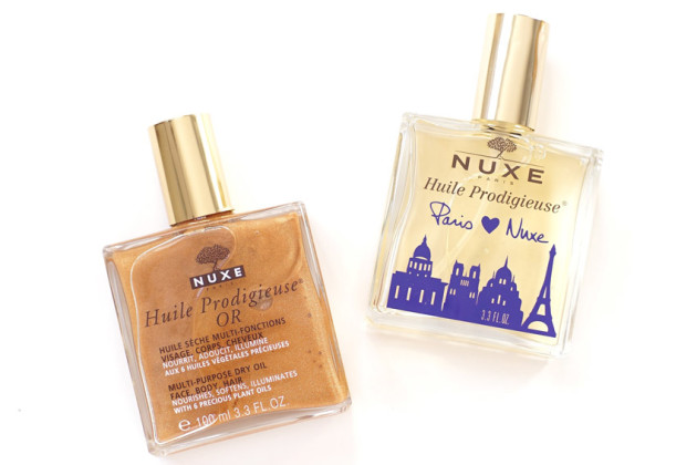 Nuxe Huille Prodigieuse range review photos swatches