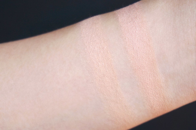 Rodial Airbrush Makeup 01, Aspen concealer swatches review photos