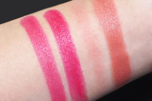 Smashbox Inspiration, Mulholland Mauve swatches, Insta-matte