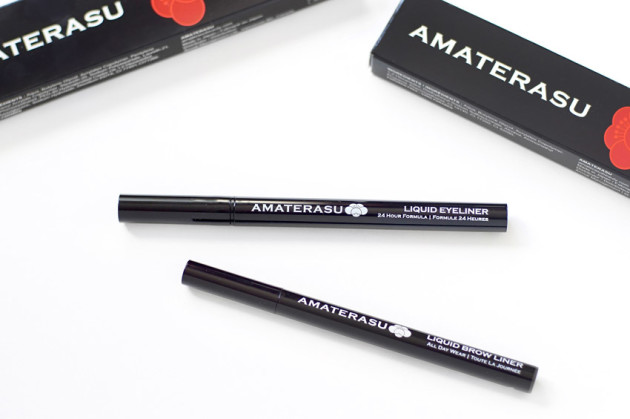 Amaterasu liquid eyeliner espresso swatch review photos