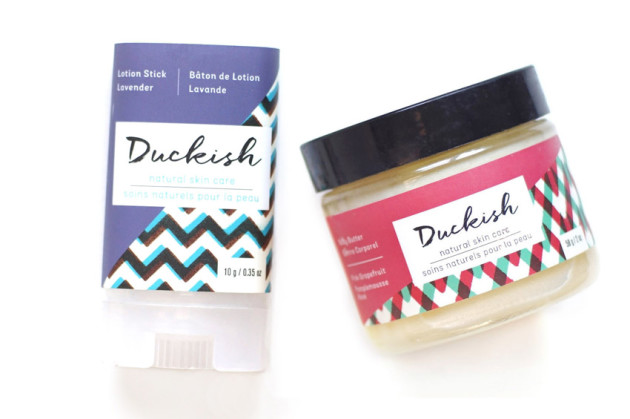 Duckish packaging, lotion stick and body butter review