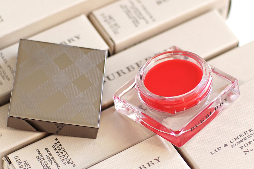 theNotice - Burberry Lip & Cheek Bloom in Poppy: swatches, review ...