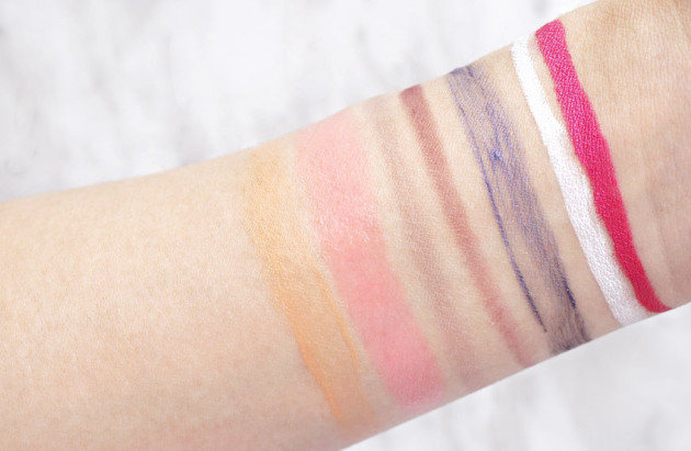 Shu Uemura kye collection swatches review