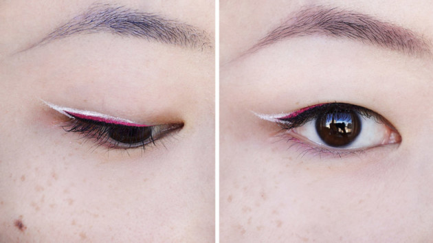 shu uemura violet brows swatches review photos