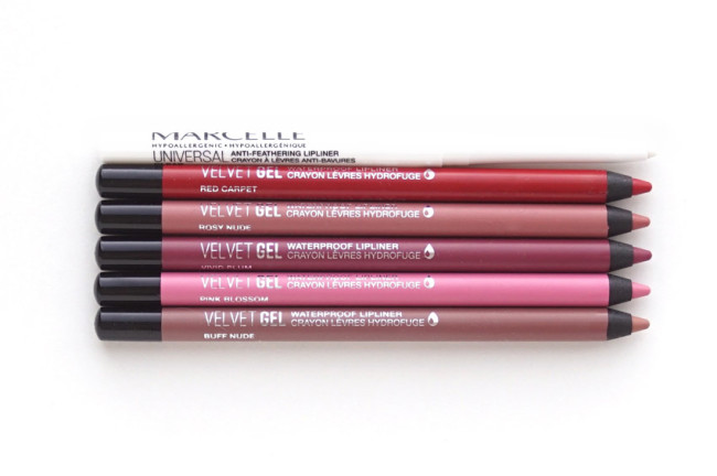 Marcelle Velvet Gel Lipliner review photos swatches