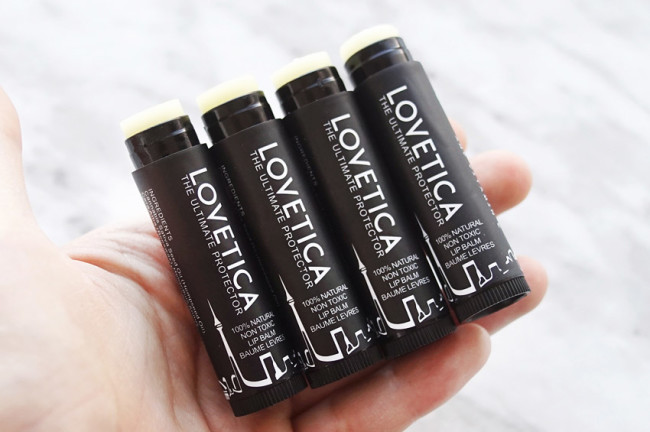 All natural lip balm, deodorant review - Lovetica