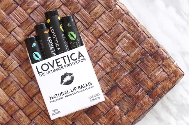 Lovetica Hemp Oil lip balm set review