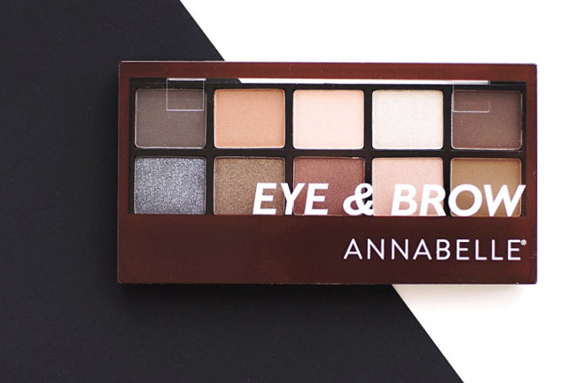 Annabelle eye and brow palette review