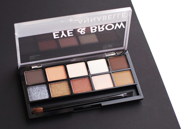 Annabelle eye and brow palette review - Canadian beauty