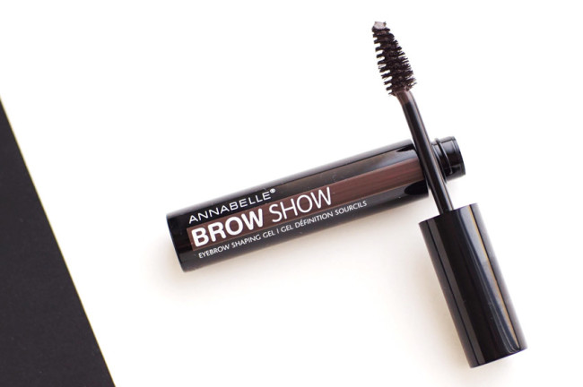 Annabelle BrowShow gel medium dark review swatches