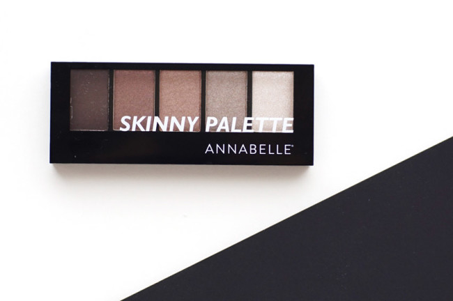 Annabelle skinny eyeshadow palette review