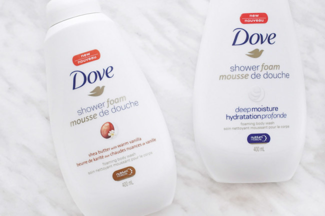 Dove shower foam deep moisture review