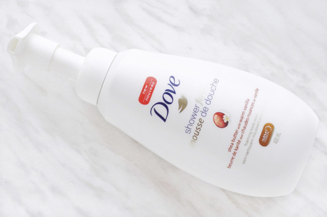 Dove shower foam shea butter with warm vanilla review