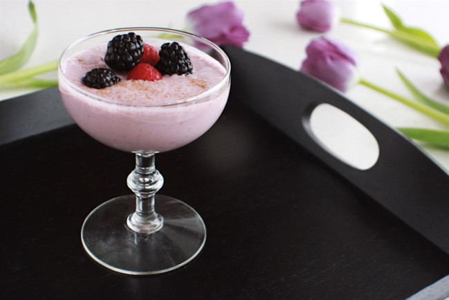 Boozy berry smoothie recipe