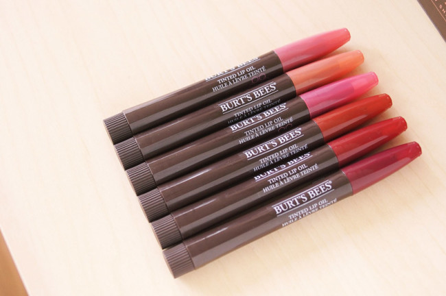 Burt's Bees Tinted Lip Oil review, swatches, photos