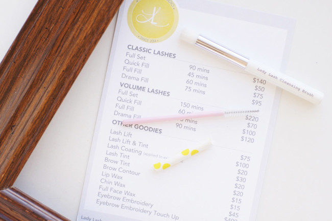 Eyelash extensions pricing, kit