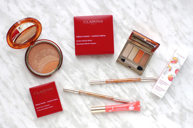 Clarins sunkissed makeup collection review summer 2017