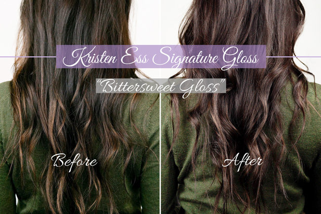 theNotice - How to tone your hair at home: Kristin Ess Bittersweet Gloss  review - theNotice